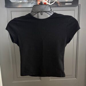 Edikted Black Crop Top